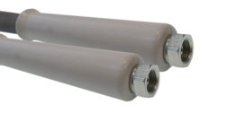 1SN Plus-08 - (5/16&quot;) - Grijs - Stalen koppelingen - 2x Wartel