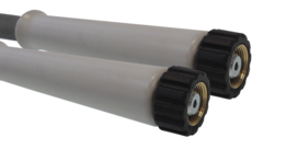 1SN Plus-08 - (5/16&quot;) - Grijs - Stalen koppelingen - 2x M22x1,5 Wartel - Vlak