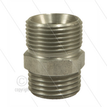 M22x1,5 - snelkoppeling nippel - RVS - 500 Bar - &Oslash;14mm - max 150&deg;C - 1/2&quot; bu