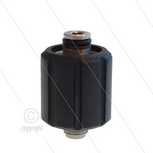 ST44 - Swivel + lager - messing - 400 Bar - &Oslash;14mm - max 150&deg;C - M22x1,5 wartel x 1/4&quot; bu