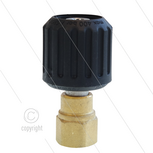 ST44 - Swivel + lager - messing - 400 Bar - &Oslash;14mm - max 150&deg;C - M22x1,5 wartel x 3/8&quot; bi