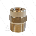 AR1 - M22x1,5 - snelkoppeling nippel - messing - 250 Bar - &Oslash;14mm - max 160&deg;C - 1/4&quot; bi