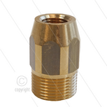 AR3 - M22x1,5 - snelkoppeling nippel - messing - 250 Bar - &Oslash;14mm - met binnen zeskant - 1/4&quot; bi - passend op Kr&auml;nzle - max 160&deg;C