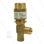 VS30 - veiligheidsventiel - 30 Bar - 14 l/min - 60&deg;C - In: 1/4&quot; bu - Bypass: 13mm tule + 1/8&quot; bi