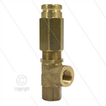 VS220 - veiligheidsventiel - 220 Bar - 24 l/min - 60&deg;C - In: 3/8&quot; bi - Bypass: 3/8&quot; bi