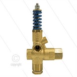 VB85/280-RV - met 1/4&quot; bi manometeraansluiting - 280 Bar - 80 l/min - max 90&deg;C - In: 1/2&quot; bi - Uit: 1/2&quot; bi - Bypass: 1/2&quot; bi