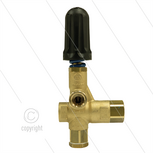 VB85/280-RV - met knop - 280 Bar - 80 l/min - max 90&deg;C - In: 1/2&quot; bi - Uit: 1/2&quot; bi - Bypass: 1/2&quot;bi