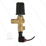 VB9 - drukregelautomaat met drukschakelaar en knop - 220 Bar - 30 l/min - max 60&deg;C - In: 3/8&quot; bi - Uit: 3/8&quot; bi - Bypass: 3/8&quot; bi - manometer aansluiting: 1/4&quot; bi