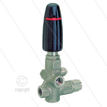 H560 - drukregelautomaat - RVS - 500 Bar - 10 tot 60 l/min - max 60&deg;C - In: 1/2&quot; bi - Uit: 1/2&quot; bi - Bypass: 1/2&quot; bi