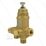 K1.0 - drukregelautomaat - 250 Bar - 9 tot 41 l/min - max 60&deg;C - In: 3/8&quot; bi - Uit: 1/2&quot; bu - Bypass: 1/2&quot; bu