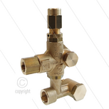 VB75 voor pompen type AR en XM - 220 Bar - 30 l/min - max 90&deg;C - In: 1/2&quot; bi x bu - Uit: 3/8&quot; bi x bu - Bypass: inwendig - X:5 - Y:57