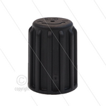 Instelknop - kunststof - zwart - voor VB 7 / 35 / 75 / 130