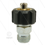 1/2&quot; - snelkoppeling wartel - messing - 250 Bar - &Oslash;11mm - max 150&deg;C - 3/8&quot; bu