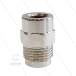 1/2&quot; - snelkoppeling nippel - messing - 250 Bar - &Oslash;11mm - max 150&deg;C - Viton O-ring - 1/4&quot; bi