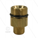 AR8 - M24x1,5 - nippel - messing - 350 Bar - &Oslash;14mm - max 160&deg;C - 3/8&quot; bu