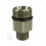 AR9 - M24x1.5 - nippel - RVS - 600 Bar - &Oslash;15mm - max 160&deg;C - 3/8&quot; bu