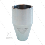 Nozzlehouder - RVS - conisch - 1/4&quot; bi