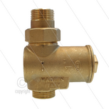 Strainer - messing - 400 m&micro; - 16 Bar - 70 l/min - 2 x 1&quot; bu