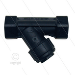 FY5 - kunststof Y-strainer - 300 m&micro; - 10 Bar - 80 l/min - max 40&deg;C - 2 x 3/4&quot; bi