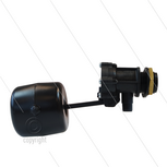 RGP Vlotterafsluiter - kunststof - L=166mm - 10 Bar - max 60&deg;C - 3/4&quot; bu - Debiet bij 1 Bar = 28,5 l/min - bij 2 Bar = 30 l/min