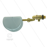 RGO Vlotterafsluiter - messing - L=265mm - max 10 Bar - max 60&deg;C - 3/8&quot; bu - Debiet bij 1 Bar = 20 l/min - bij 2 Bar = 29 l/min