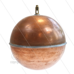 Drijver - koper - klembevestiging - &Oslash;180mm - max 60&deg;C - t.b.v. vlotter TCP1600037