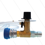 Chemicali&euml;n injector 02 KEW - 3/8&quot; KEW - max 250 Bar - 14,2 l/min - 2m zuigslang met zeef - regelbaar 0 tot 12 %