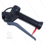 CP12 - Chemie-pistool - grijs - afdichting: PP + Viton + RVS316 - 25 Bar - 70 l/min - max 50&deg;C - 2 x 1/2&quot; bi - bestand tegen agressieve vloeistoffen