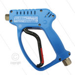 VEGA - HD pistool - RVS - blauw - 310 Bar - 40 l/min - max 160&deg;C - 3/8&quot; bi x 1/4&quot; bi