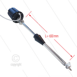 M63E - vatreiniger - &Oslash;50mm - 140 Bar - 15 tot 50 l/min - Buislengte: 650mm - 24V