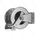 Ramex haspel RVS 316 veerbediend open model HR 1300-316 - 18mtr 3/4&quot; - tot 100 bar