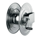 Ramex RVS 304 waterhaspel handbediend open model, AVM 9610 - 35mtr 1/2&quot; - 200 bar