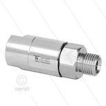 DGS Swivel - recht - 2 lagers - 1/4" bi x 3/8" bu - 275 Bar - NW6 - 30 tpm - max 120&deg;C - Afdichting NBR - Huis: messing vernikkeld - Binnenwerk: RVS