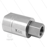 DGE Swivel - recht - 1 lager - 2 x 3/4" bi - 275 Bar - NW18 - 30 tpm - max 120&deg;C - Afdichting NBR - Huis: messing vernikkeld - Binnenwerk: RVS - High flow