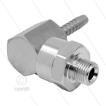 DGK Swivel haaks - 1 lager - 1/4" bu x 3/8" perspilaar - 275 Bar - NW6.4 - 30 tpm - max 120&deg;C - Afdichting NBR
