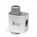 WDG Swivel - haaks - 1 lager - 1/2" bi x 1/2" bu - 150 Bar - NW13 - 30 tpm - max 90&deg;C - Afdichting NBR - Huis: messing vernikkeld - Binnenwerk: RVS