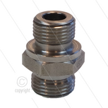 Verloopnippel - RVS - 3/8" bu x M18x1,5 bu (12L)