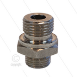 Verloopnippel - RVS - 1/2" bu x M18x1,5 bu (12L)