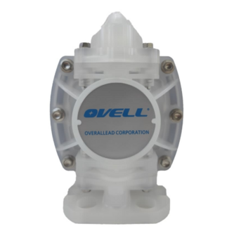Ovell A02PP/KP 6.5 mm (1/4&quot; ) Kunststof Membraanpomp