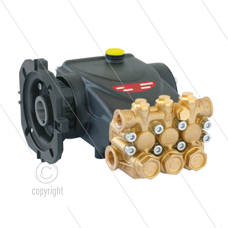 E2B2010L plunjerpomp - 10 l/min - 200 Bar - 1450 tpm - 3,82 kW - As L - serie 58 (E2)