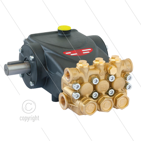 E2B2014L plunjerpomp - 14 l/min - 200 Bar - 1450 tpm - 5,37 kW - As L - serie 58 (E2)