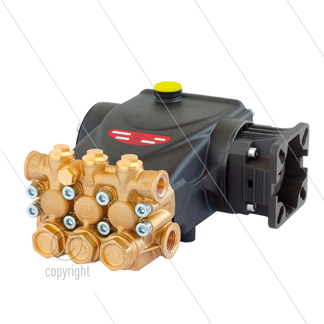 E2B2808B plunjerpomp - 7,5 l/min - 275 Bar - 1450 tpm - 3,97 kW - As R - serie 58 (E2) - holle as met flens voor E-motor IEC 100-112 B14