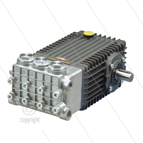WK5021 plunjerpomp - RVS pompkop - 21 l/min - 500 Bar - 1450 tpm - 20,6 kW - as R - serie 66 HP