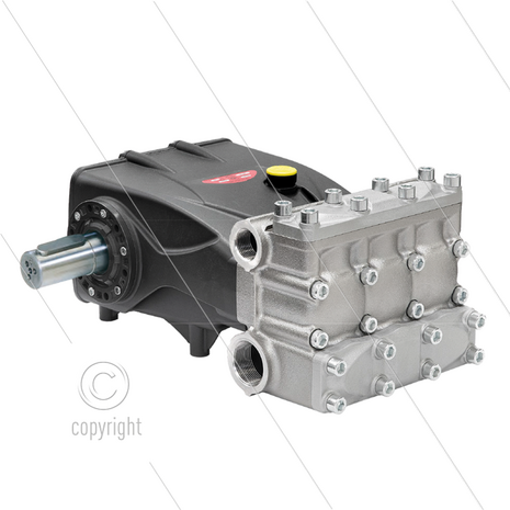 AB80 plunjerpomp - 1x cil. as links - 75 l/min - 60 Bar - 550 tpm - 8,6 kW - As L - serie AB