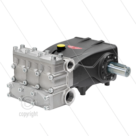 AB180 plunjerpomp - cil. as rechts - PTO as links - 180 l/min - 60 Bar - 650 tpm - 20,7 kW - As L/R - serie AB