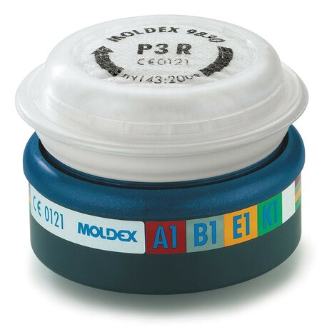 Moldex 943001 combinatiefilter A1B1E1K1-P3 R - 6 stuks