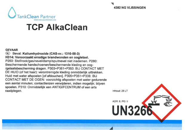 TCP AlkaClean - IBC - 1051 Kg