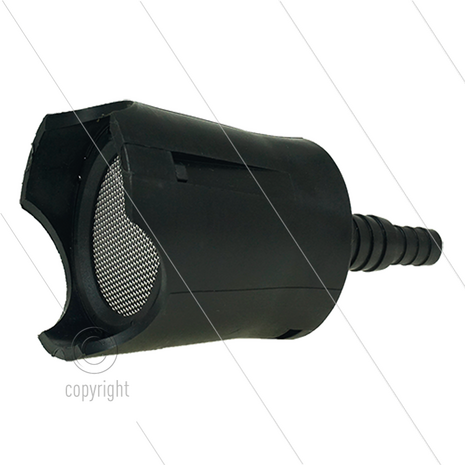 ST35 - zuigfilter zonder terugslagklep - &Oslash;80mm - H=147mm - max 60&deg;C - 1/2&quot; t/m 3/4&quot; pilaar