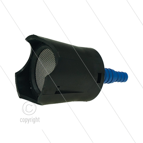 ST35R - zuigfilter met terugslagklep - &Oslash;80mm - H=147mm - max 60&deg;C - 1/2&quot; t/m 3/4&quot; pilaar