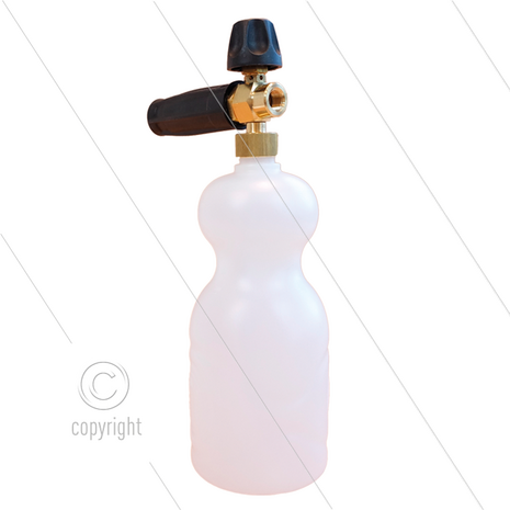 LS3-2 - schuimlans flacon 1 Ltr - nozzle 1,25mm - 5,5 tot 9 l/min - 1/4&quot; bi